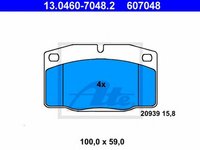 Placute frana OPEL CORSA A hatchback 93 94 98 99 ATE 13046070482