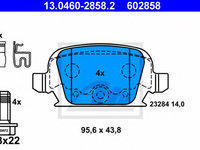 Placute frana OPEL CORSA C caroserie (F08, W5L) (2000 - 2016) ATE 13.0460-2858.2