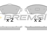 Placute frana OPEL CORSA C F08 F68 BREMSI BP2915