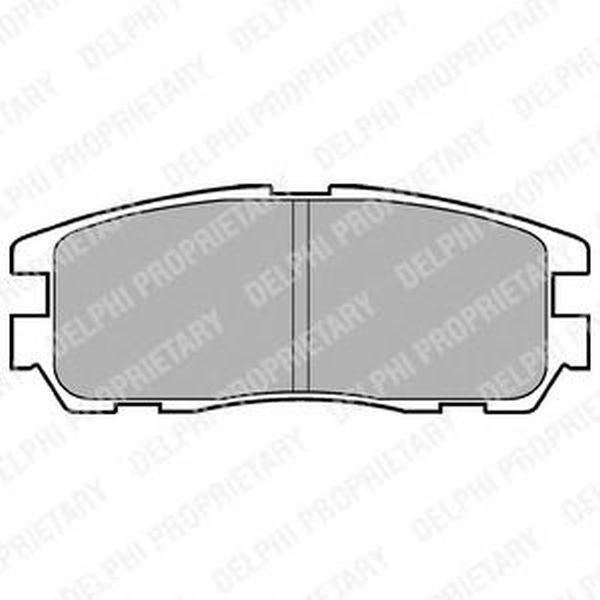 Placute frana OPEL FRONTERA A Sport 5 SUD2 DELPHI LP965