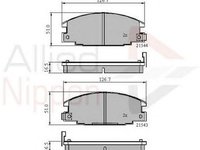 Placute frana OPEL FRONTERA A Sport 5 SUD2 COMLINE ADB3322