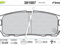 Placute frana OPEL FRONTERA B 6B VALEO 301507 PieseDeTop