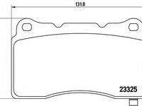 Placute frana OPEL INSIGNIA (2008 - 2016) BREMBO P 59 079