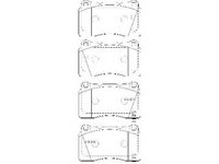 Placute frana OPEL INSIGNIA combi WAGNER WBP23092C