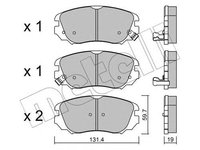 Placute frana OPEL INSIGNIA METELLI 2208410