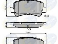 Placute frana OPEL MOVANO B bus (2010 - 2016) COMLINE CBP12105