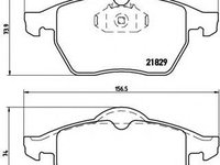 Placute frana OPEL VECTRA B (36_) (1995 - 2002) BREMBO P 59 022