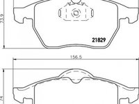 Placute frana OPEL VECTRA B 36 TEXTAR 2311502