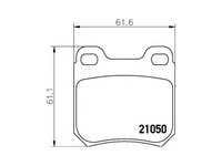 Placute frana Opel VECTRA B combi (31_) 1996-2003 #2 000700