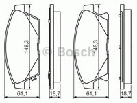 Placute frana OPEL ZAFIRA TOURER C P12 BOSCH 0986494434