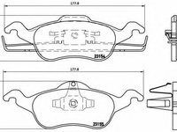 Placute frana P 24 046 BREMBO pentru Ford Focus