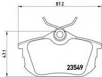 Placute frana P 54 023 BREMBO pentru Mitsubishi Carisma Volvo S40 Volvo V40 Mitsubishi Colt Mitsubishi Mirage Mitsubishi Space