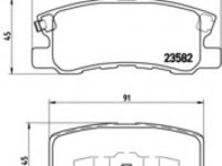 Placute frana P 54 031 BREMBO pentru Mitsubishi Asx Mitsubishi Rvr Mitsubishi Outlander Mitsubishi Montero Mitsubishi Pajero Mitsubishi Pajeroshogun Mitsubishi Shogun CitroEn C-crosser Mitsubishi Grandis Mitsubishi Galant Mitsubishi Lancer Peugeot 40
