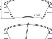 Placute frana P 77 001 BREMBO