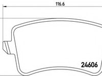 Placute frana P 85 100 BREMBO pentru Audi A5 Audi Q5 Audi A4