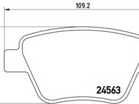 Placute frana P 85 114 BREMBO pentru Seat Leon Vw Touran Skoda Octavia Skoda Laura Skoda Superb Vw Jetta Vw Vento Audi A3 Vw Golf Skoda Yeti Audi A1 Vw Eos Vw Caddy Vw Beetle Vw Novo Seat Altea