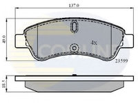 Placute frana PEUGEOT 206 CC (2D) (2000 - 2016) COMLINE CBP01033