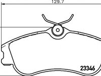 Placute frana PEUGEOT 206 CC (2D) (2000 - 2016) Textar 2334602