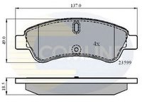 Placute frana PEUGEOT 208 COMLINE CBP01033