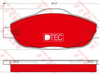 Placute frana PEUGEOT 3008 (2009 - 2016) TRW GDB1761DTE