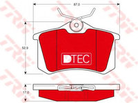 Placute frana PEUGEOT 307 (3A/C) (2000 - 2016) TRW GDB1330DTE