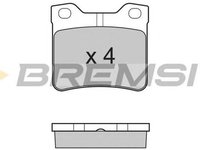 Placute frana PEUGEOT 406 Break 8E F BREMSI BP2728