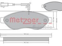 Placute frana PEUGEOT BOXER bus METZGER 1170073