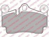 Placute frana PORSCHE CAYENNE (9PA, 955) (2002 - 2010) DELPHI LP1998