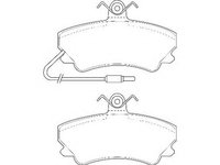 Placute frana RENAULT ESPACE II J S63 WAGNER WBP20236A