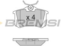 Placute frana RENAULT GRAND Scenic III JZ0 1 BREMSI BP2806