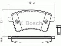 Placute frana RENAULT KANGOO BE BOP (KW0/1_) (2009 - 2016) Bosch 0 986 494 332