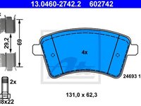 Placute frana RENAULT KANGOO BE BOP KW0 1 ATE 13046027422