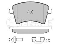 Placute frana RENAULT KANGOO BE BOP KW0 1 MEYLE 0252469318PD