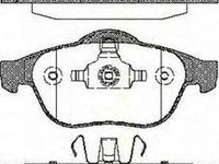 Placute frana RENAULT LAGUNA II BG0 1 TRISCAN 811025012