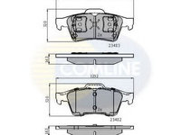 Placute frana RENAULT LATITUDE (L70_) (2010 - 2016) COMLINE CBP0946