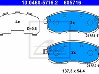 Placute frana RENAULT LATITUDE L70 ATE 13046057162