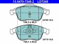 Placute frana RENAULT LATITUDE L70 ATE 13047072492