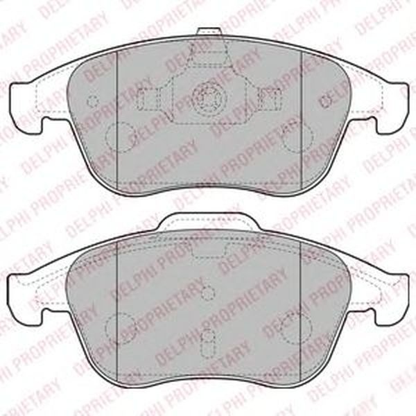 Placute frana RENAULT LATITUDE L70 DELPHI LP2181