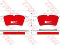 Placute frana RENAULT LATITUDE L70 TRW GDB1469DTE PieseDeTop