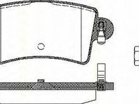 Placute frana RENAULT MASTER II bus JD TRISCAN 811010528