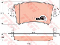 Placute frana RENAULT MASTER II caroserie FD TRW GDB1470 PieseDeTop