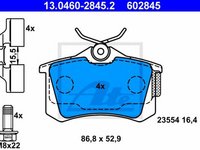 Placute frana RENAULT MEGANE II BM0 1 CM0 1 ATE 13046028452