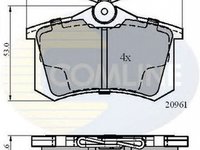 Placute frana RENAULT MODUS GRAND MODUS F JP0 COMLINE CBP0797