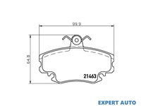 Placute frana Renault SANDERO/STEPWAY I 2007-2016 #2 014102