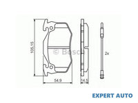 Placute frana Renault SUPER 5 caroserie (S40_) 1984-1996 #2 0986466346