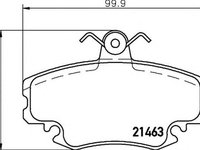 Placute frana RENAULT SYMBOL I LB0 1 2 HELLA 8DB355018131