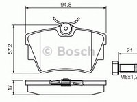 Placute frana RENAULT TRAFIC II Van (FL) (2001 - 2016) Bosch 0 986 494 040