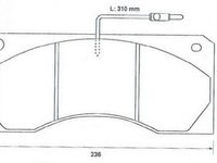 Placute frana RENAULT TRUCKS FR1 JURID 2904409561