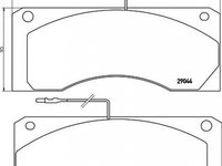 Placute frana RENAULT TRUCKS FR1 TEXTAR 2904402