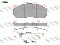 Placute frana RENAULT TRUCKS Iliade FTE BL1867D4